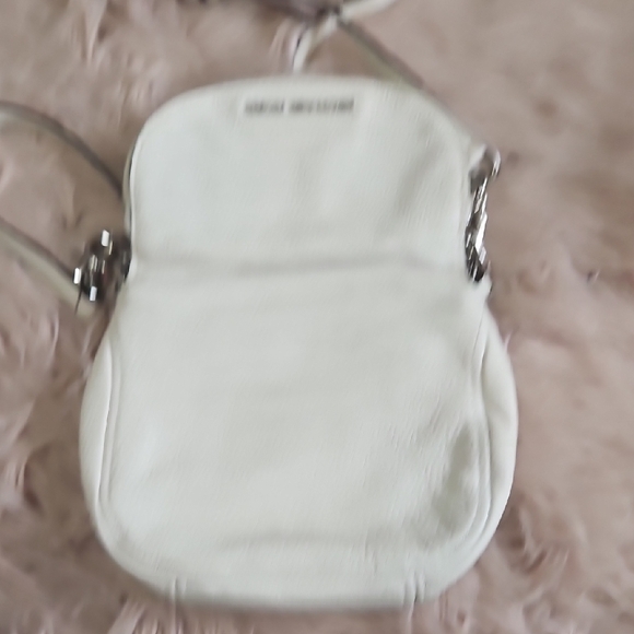 Michael Kors White Pebbled Leather Flap Crossbody - Picture 4 of 8